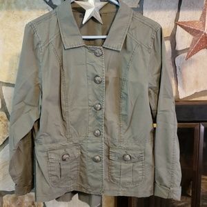 Maurices army green jacket Size L